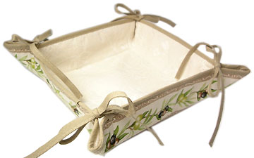 Provencal bread basket, Jacquard (Olive 2005. raw) - Click Image to Close